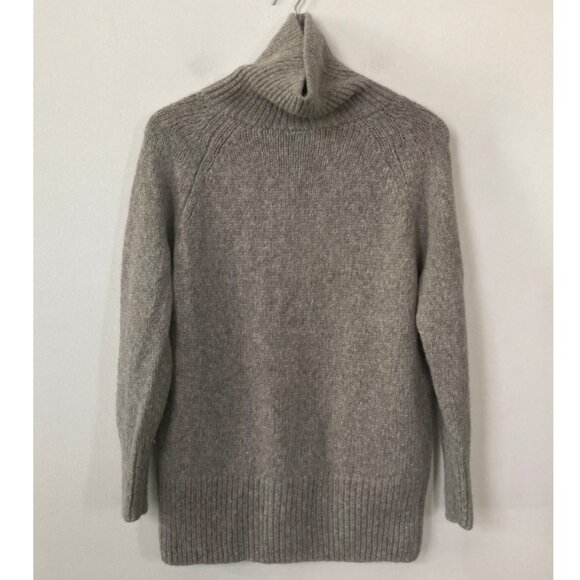 Aritzia Babaton Alpaca DAY OFF TURTLENECK Sweater Grey - Picture 7 of 11